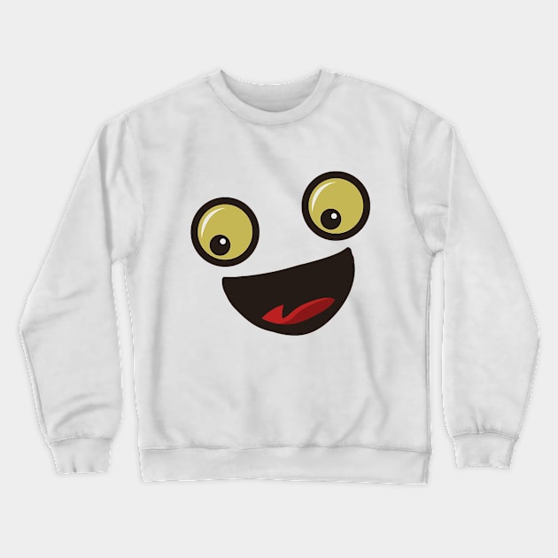 Brownie Bro Face Crewneck Sweatshirt by pastorcoma